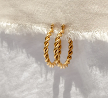 Load image into Gallery viewer, ALL LOVE LARGE HOOPS-GOLD