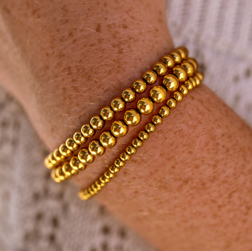 SEASIDE STRETCH BRACELET-GOLD