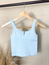 Load image into Gallery viewer, CHIC TANK-SKY BLUE