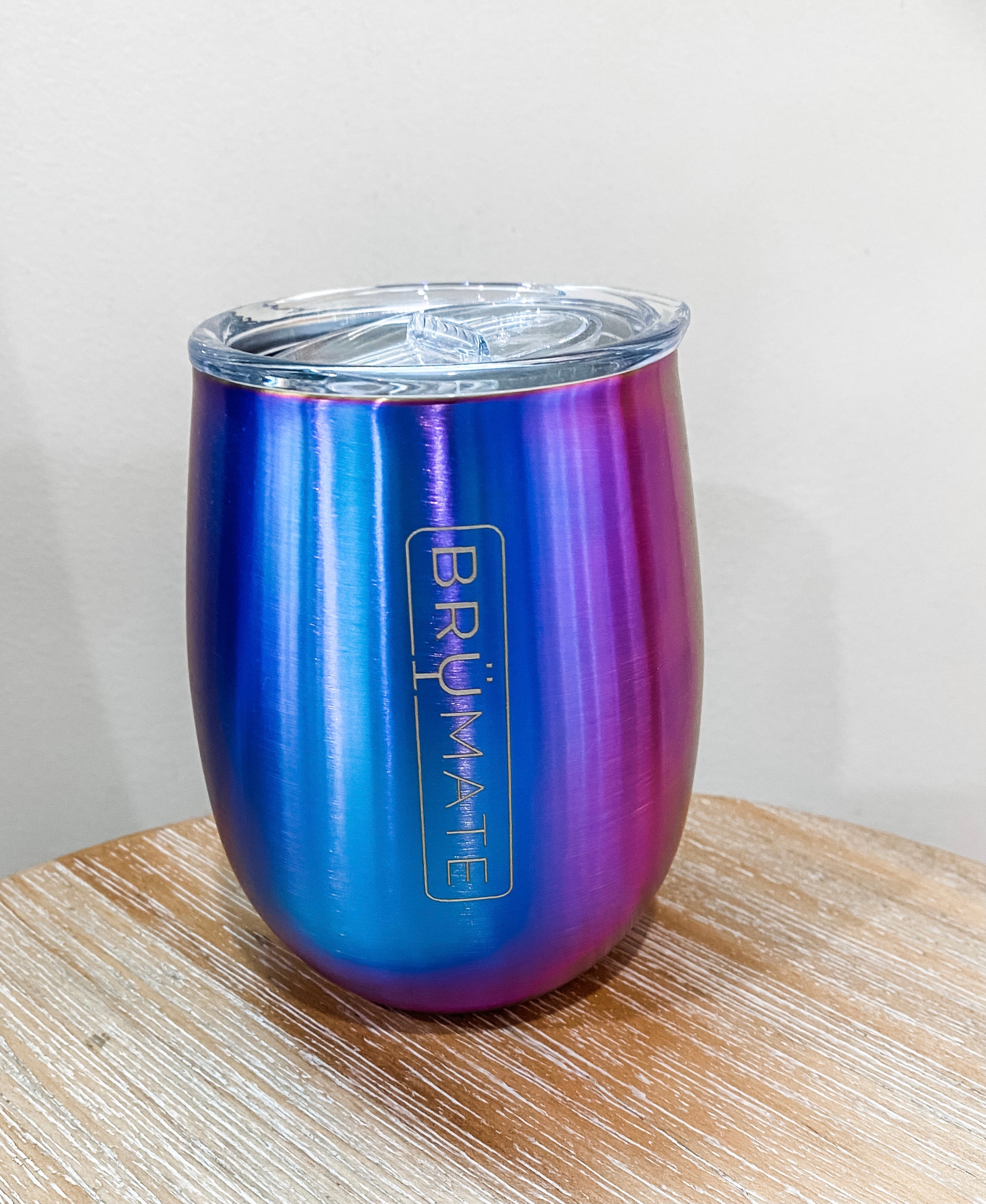 BRUMATE WINE TUMBLER - GLITTER RAINBOW