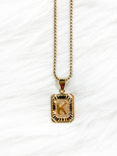 Load image into Gallery viewer, INITIAL PENDANT NECKLACE-GOLD