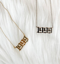 Load image into Gallery viewer, BIRTH YEAR NECKLACE