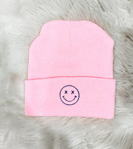 SMILEY FACE BEANIES