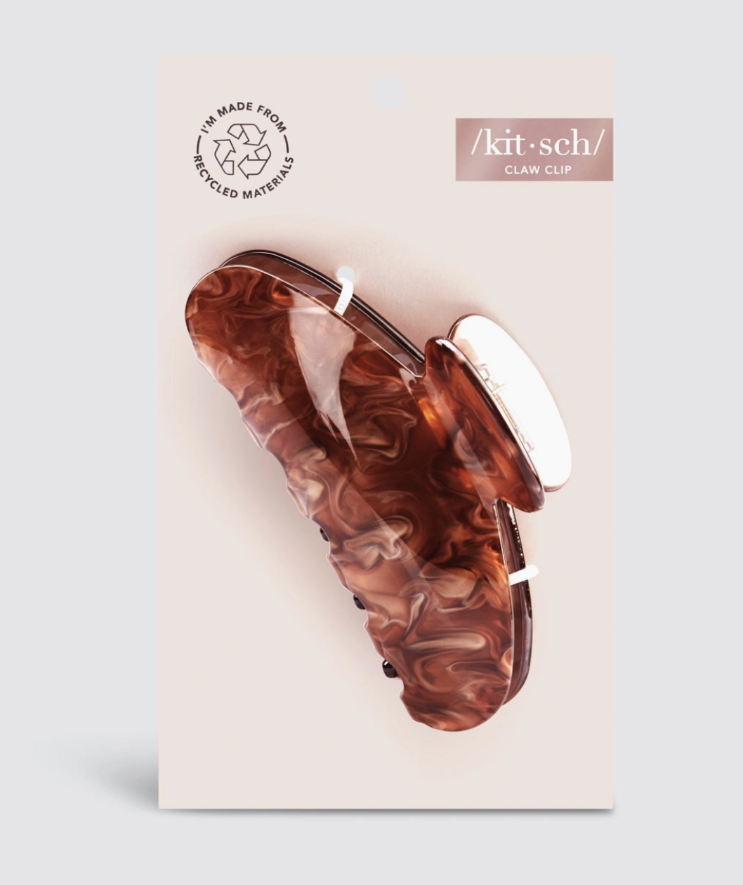 MARBLE CLAW CLIP-BRUNETTE