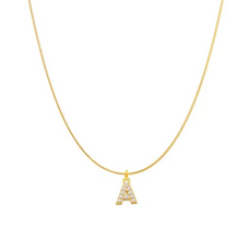 Load image into Gallery viewer, GOLD CHARM INITIAL NECKLACE