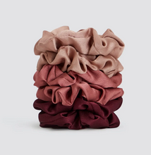 Load image into Gallery viewer, SCRUNCHIE 6 PC SET-MULBERRY